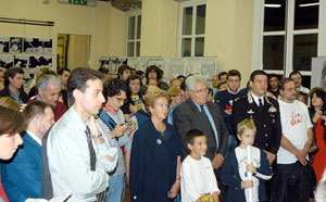 Pubblico alla inaugurazione